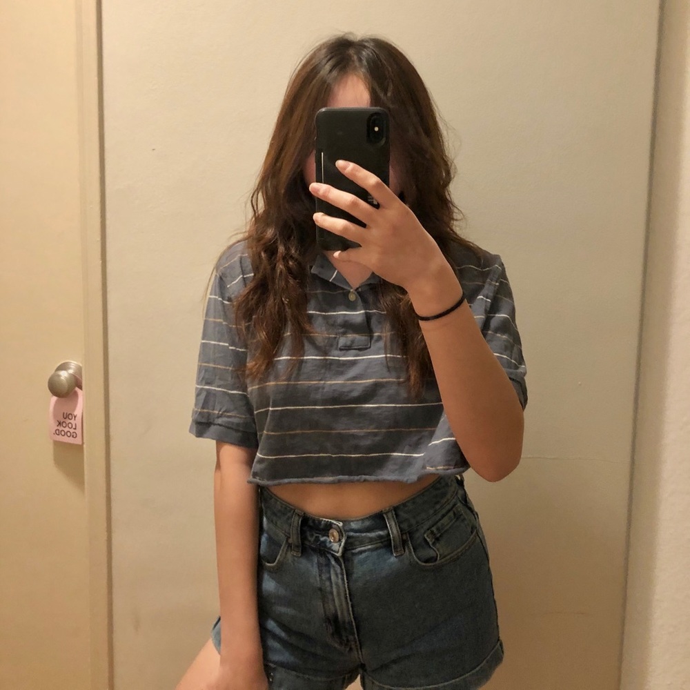 J crew top cropped